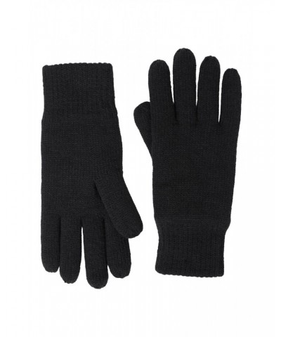 Thinsulate Womens Knitted Gloves Black $13.74 Accessories