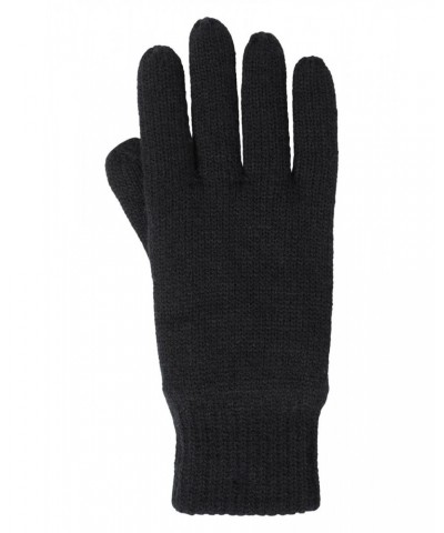 Thinsulate Womens Knitted Gloves Black $13.74 Accessories