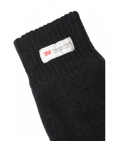 Thinsulate Womens Knitted Gloves Black $13.74 Accessories