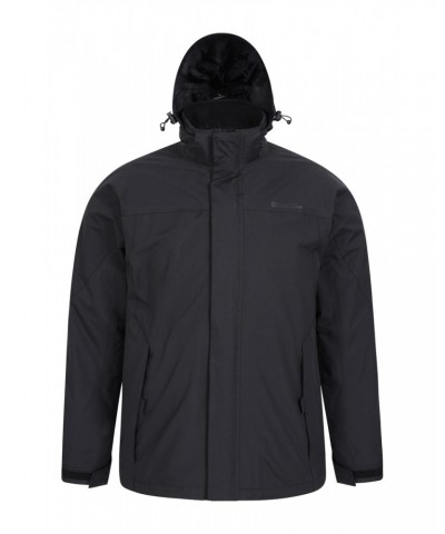 Storm Mens 3 in 1 Waterproof Jacket Jet Black $32.30 Jackets