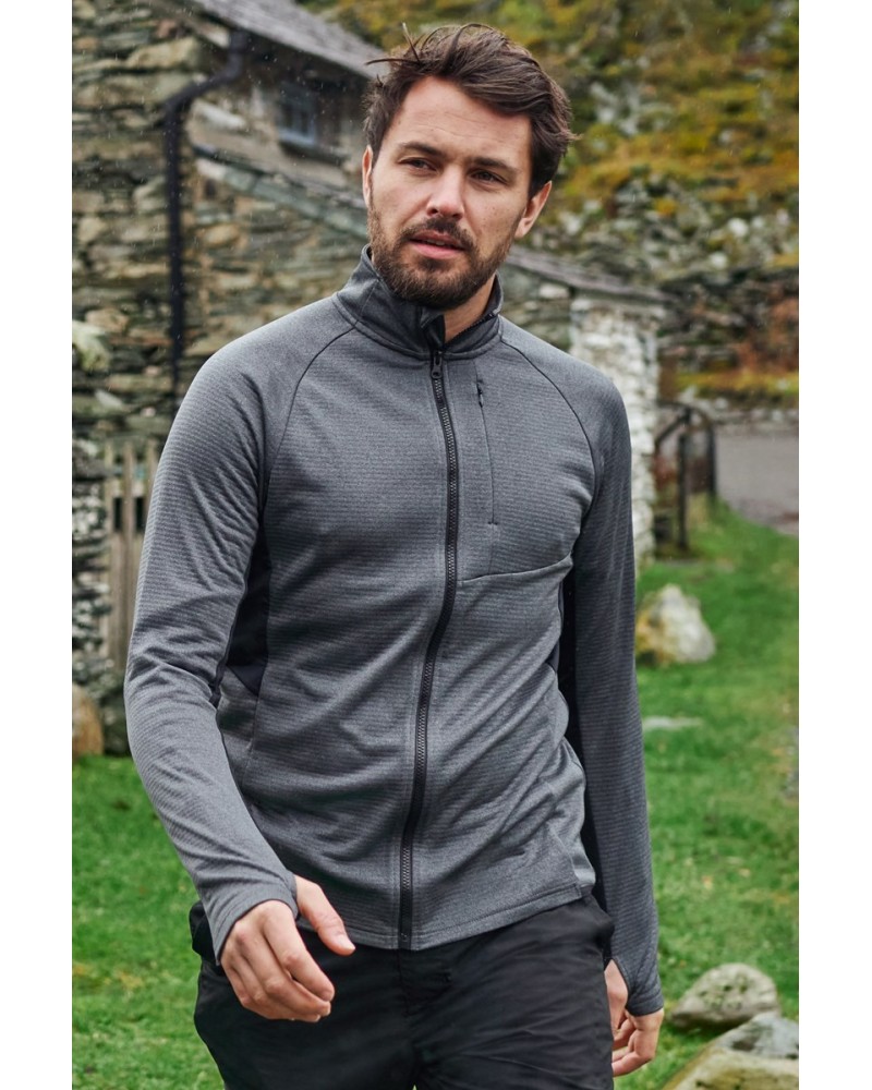 Denali Mens Full-Zip Fleece Jacket Charcoal $19.35 Fleece