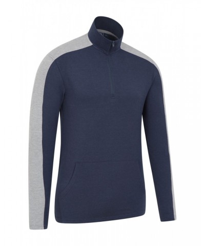 Limber Mens Bamboo Top Navy $20.21 Loungewear