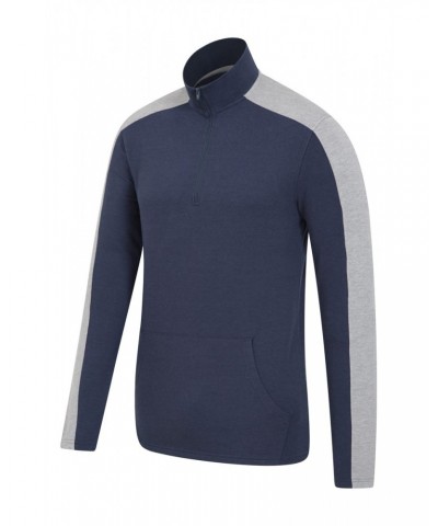 Limber Mens Bamboo Top Navy $20.21 Loungewear