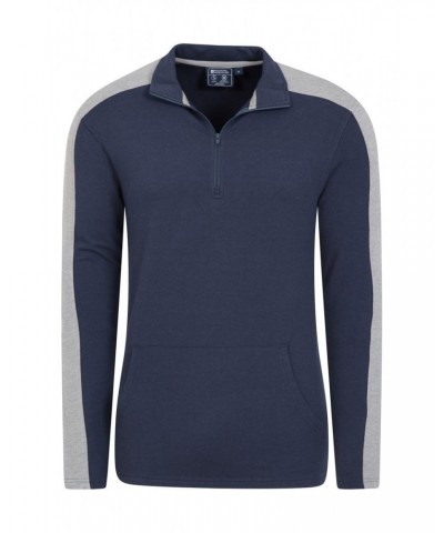 Limber Mens Bamboo Top Navy $20.21 Loungewear