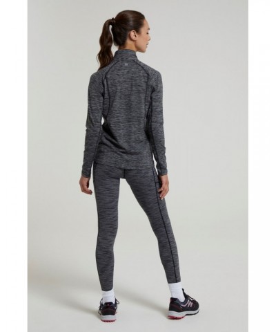 Bend & Stretch Womens Full-Zip Midlayer Black $21.15 Active