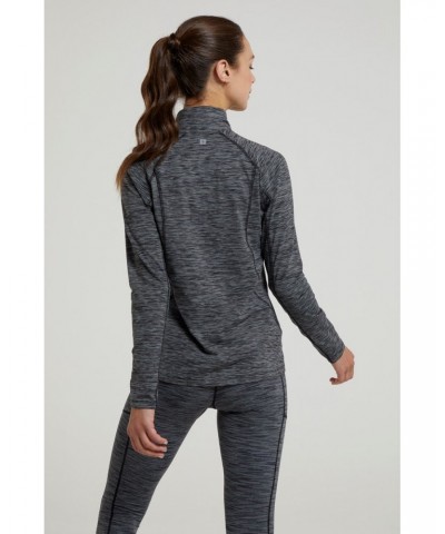 Bend & Stretch Womens Full-Zip Midlayer Black $21.15 Active