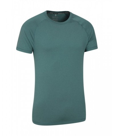 Agra Mens Melange T-Shirt Petrol $14.30 Active