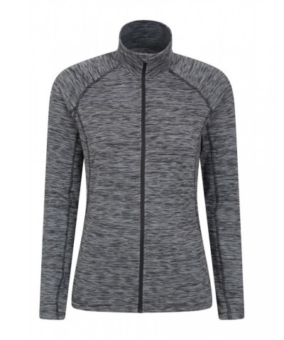 Bend & Stretch Womens Full-Zip Midlayer Black $21.15 Active