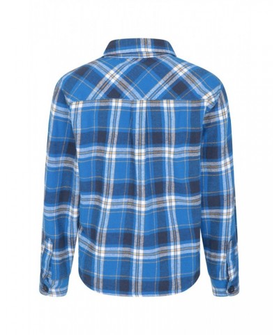 Flannel Kids Check Shirt Cobalt $11.59 Tops