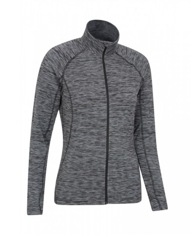 Bend & Stretch Womens Full-Zip Midlayer Black $21.15 Active