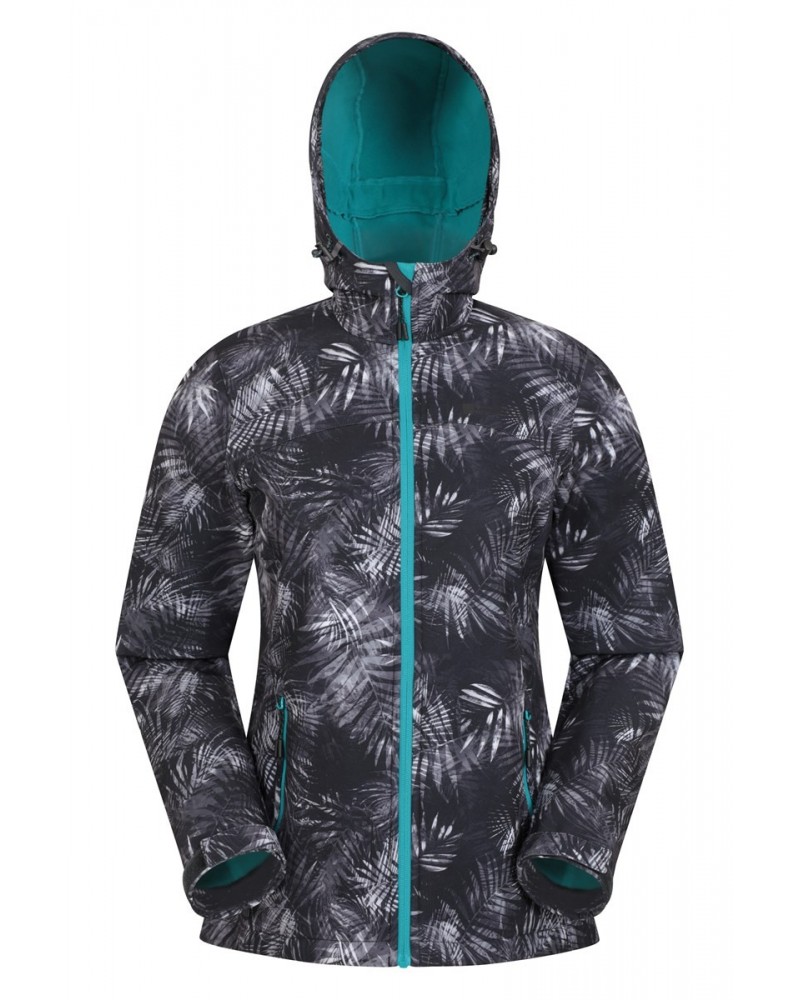 Exodus Womens Printed Water Resistant Softshell Tropics $34.30 Jackets