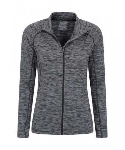 Bend & Stretch Womens Full-Zip Midlayer Black $21.15 Active