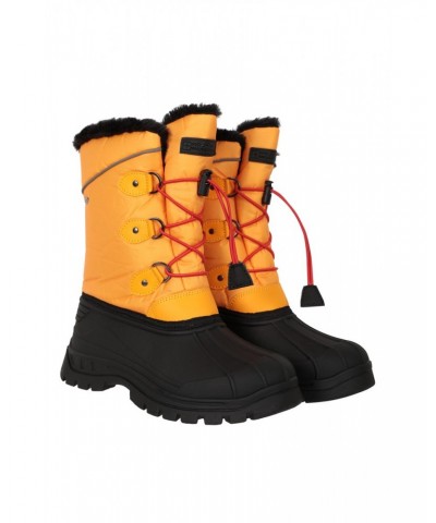 Whistler Kids Adaptive Snow Boots Yellow $19.24 Footwear