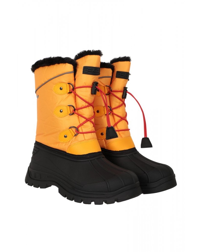 Whistler Kids Adaptive Snow Boots Yellow $19.24 Footwear