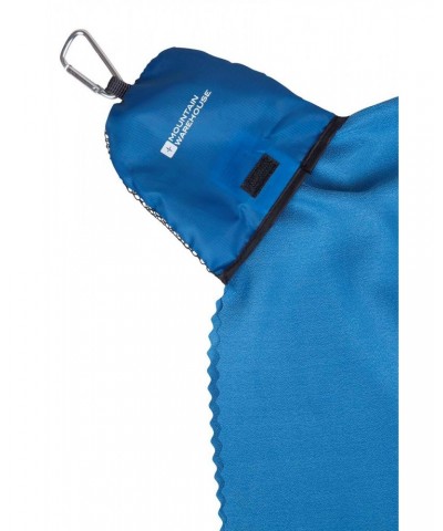 Clip Travel Towel - 70 x 50cm Turquoise $10.79 Travel Accessories