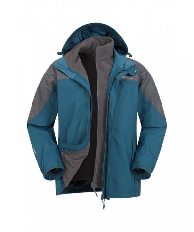 Storm III Mens 3 in 1 Waterproof Jacket Petrol $41.80 Jackets