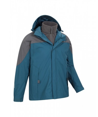 Storm III Mens 3 in 1 Waterproof Jacket Petrol $41.80 Jackets