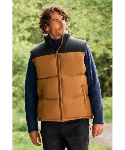 Rock Mens Sherpa Insulated Vest Tan $26.50 Jackets