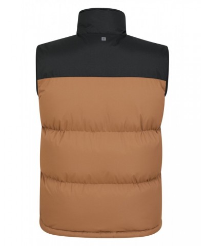 Rock Mens Sherpa Insulated Vest Tan $26.50 Jackets