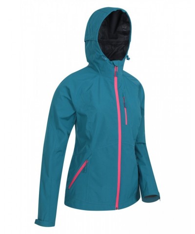 2.5 Layer Lightweight Womens Waterproof Jacket Teal $33.60 Jackets