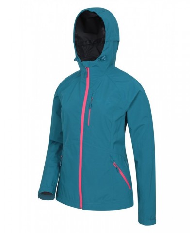 2.5 Layer Lightweight Womens Waterproof Jacket Teal $33.60 Jackets