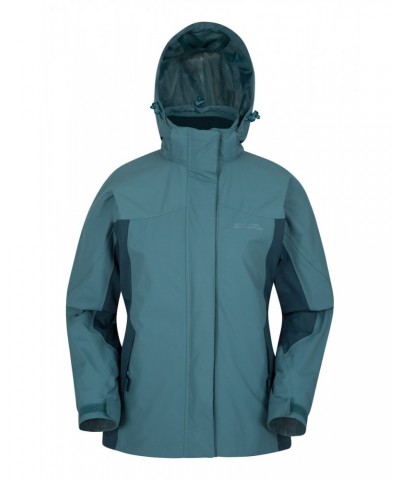 Storm Womens Waterproof 3 in 1 Jacket Teal $59.39 Jackets