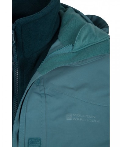 Storm Womens Waterproof 3 in 1 Jacket Teal $59.39 Jackets