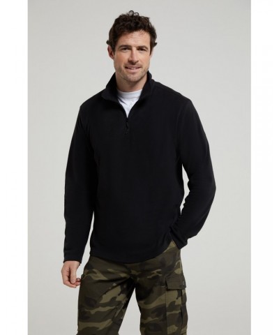 Camber II Mens Half-Zip Fleece Black $13.76 Fleece