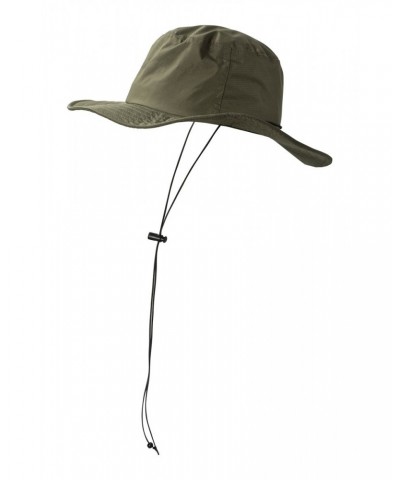 Australian Wide Brimmed Waterproof Hat Khaki $13.20 Accessories