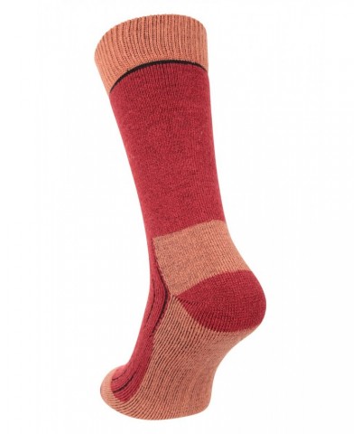 Explorer Mens Merino Mid-Calf Socks Red $17.69 Thermals