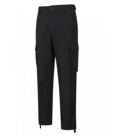 Prospect Mens Rip-Stop Cargo Pants Black $19.20 Pants