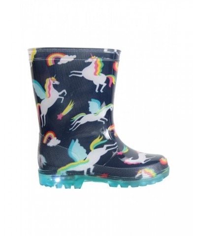 Splash Junior Flashing Lights Rain Boots Unicorn $12.50 Footwear