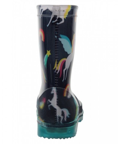 Splash Junior Flashing Lights Rain Boots Unicorn $12.50 Footwear