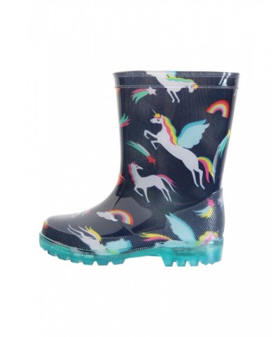 Splash Junior Flashing Lights Rain Boots Unicorn $12.50 Footwear