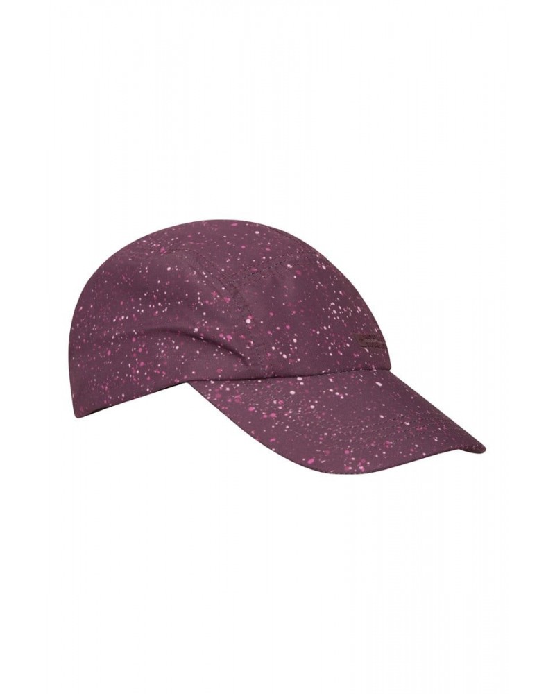 Performance Womens Printed Cap Burgundy $10.43 Active