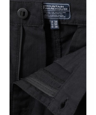 Prospect Mens Rip-Stop Cargo Pants Black $19.20 Pants