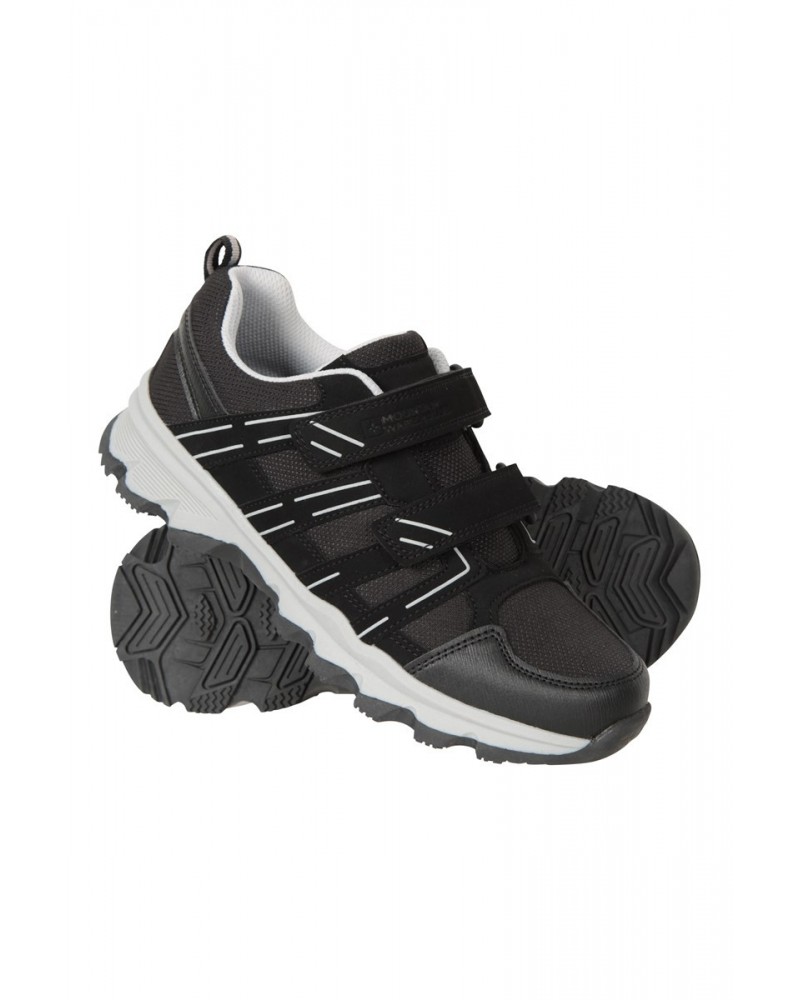 Cannonball Kids Adaptive Hiking Shoes Jet Black $21.08 Active