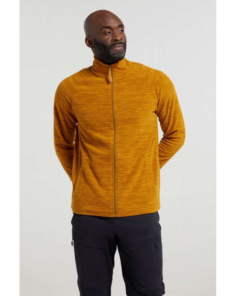 Snowdon II Mens Full-Zip Fleece Jacket Mustard $19.97 Fleece