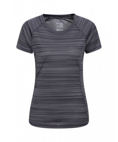 Endurance Striped Womens Tee Multipack Dark Grey $14.03 Tops