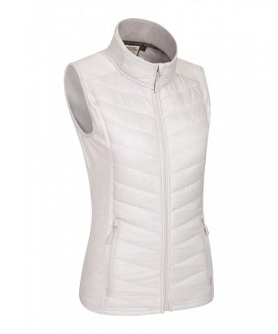 Action Padded Womens Insulated Vest Light Grey $30.20 Jackets