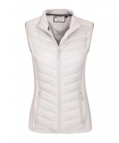 Action Padded Womens Insulated Vest Light Grey $30.20 Jackets