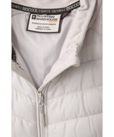 Action Padded Womens Insulated Vest Light Grey $30.20 Jackets