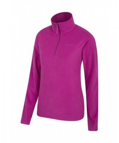 Camber Womens Half-Zip Fleece Berry $14.49 Fleece