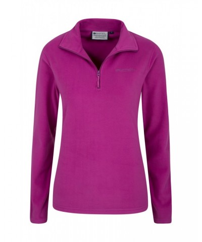 Camber Womens Half-Zip Fleece Berry $14.49 Fleece