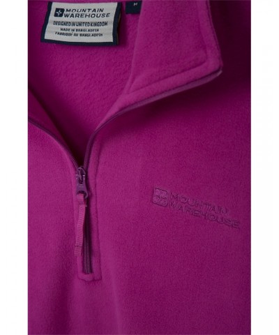 Camber Womens Half-Zip Fleece Berry $14.49 Fleece