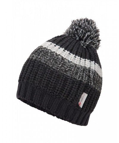 Thinsulate Striped Beanie Charcoal $13.67 Accessories