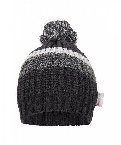 Thinsulate Striped Beanie Charcoal $13.67 Accessories