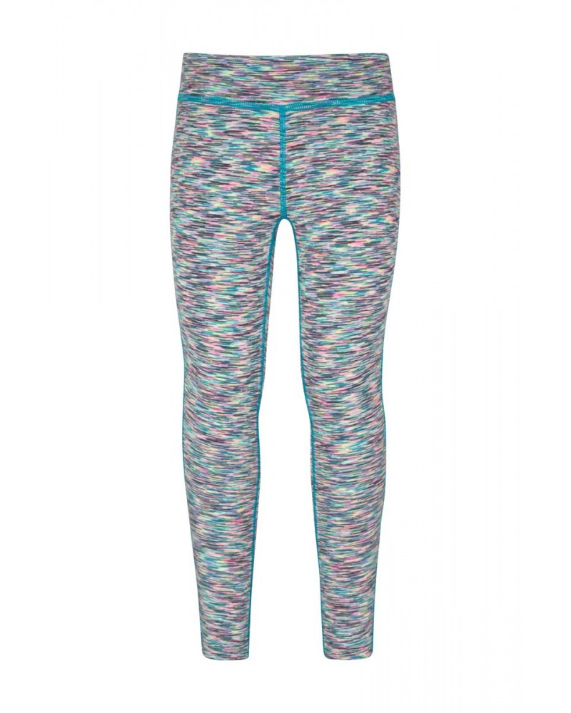 Kayleigh Kids Space Dye Leggings Mint $12.53 Active