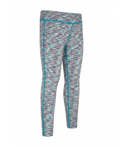 Kayleigh Kids Space Dye Leggings Mint $12.53 Active