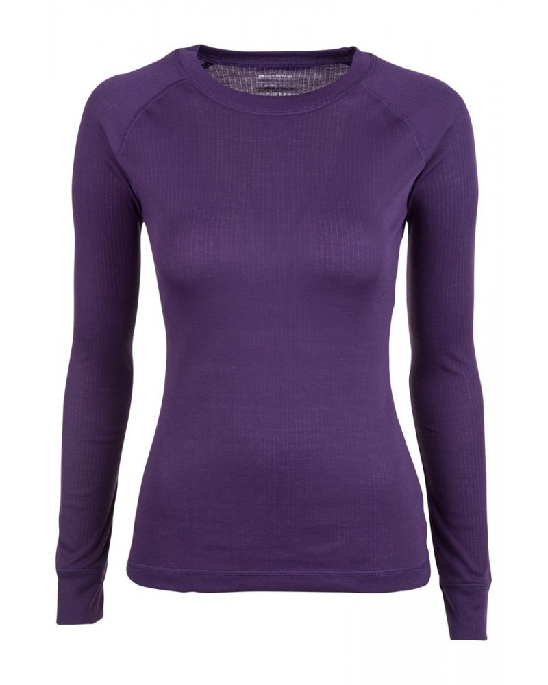 Talus Womens Thermal Top Purple $13.24 Thermals